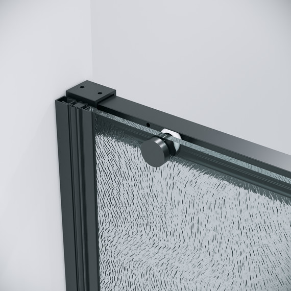 Душевая дверь Grossman Galaxy 140 см 100.K33.01.140.21.02, чёрный матовый/шиншилла - фото 8