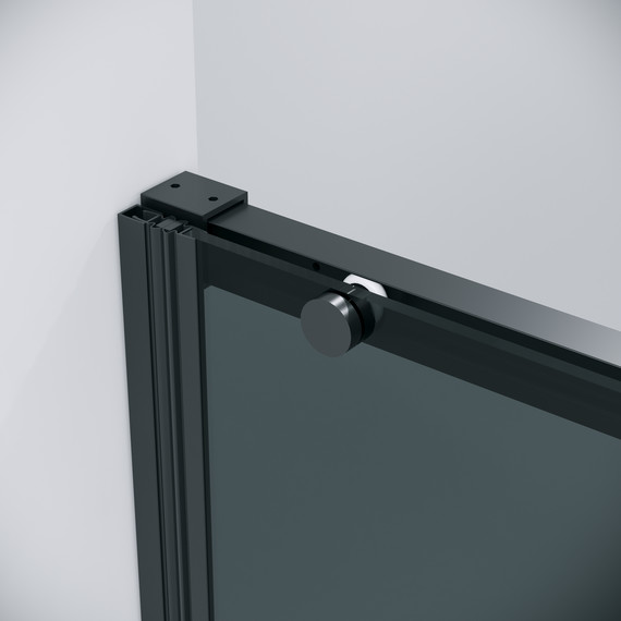 Душевая дверь Grossman Galaxy 100 см 100.K33.01.100.21.10, чёрный матовый/тонированное - фото 9