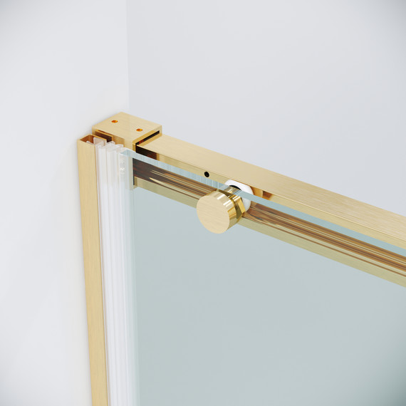 Душевая дверь Grossman Galaxy 110 см 100.K33.01.110.32.00, золото сатин/прозрачное - фото 8