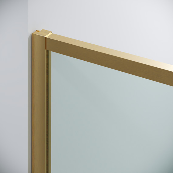 Душевое ограждение Grossman Galaxy 130x90 см 120.K33.01.1390.32.00, золото сатин/прозрачное - фото 6