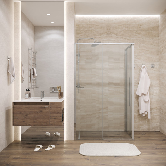 Душевое ограждение Grossman Galaxy 120x90 см 120.K33.01.1290.10.02, хром/шиншилла - фото 3