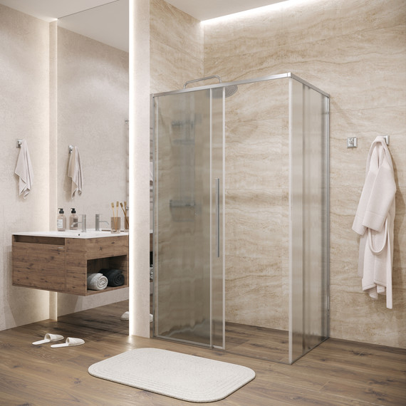 Душевое ограждение Grossman Galaxy 100x70 см 120.K33.01.1070.10.02, хром/шиншилла - фото 5