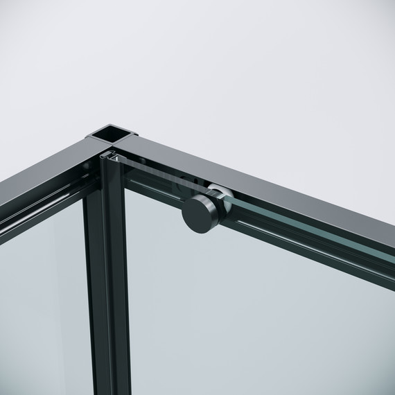 Душевое ограждение Grossman Galaxy 140x70 см 120.K33.01.1470.21.00, чёрный матовый/прозрачное - фото 6