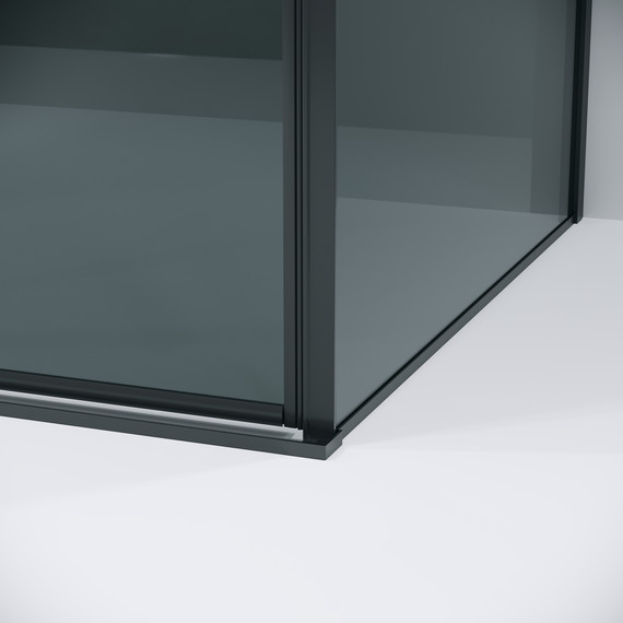 Душевое ограждение Grossman Galaxy 100x70 см 120.K33.01.1070.21.10, чёрный матовый/тонированное - фото 9