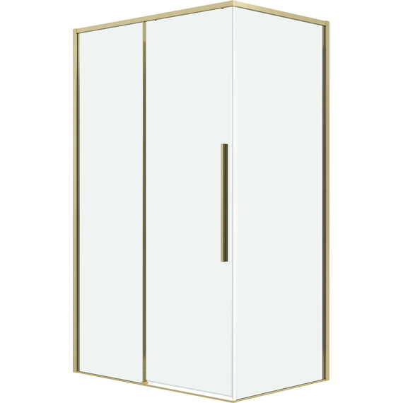 Душевое ограждение Grossman Galaxy 110x90 см 120.K33.01.1190.32.00, золото сатин/прозрачное - фото 2