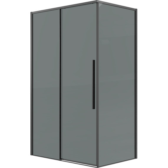 Душевое ограждение Grossman Galaxy 130x90 см 120.K33.01.1390.42.10, графит сатин/тонированное - фото 2