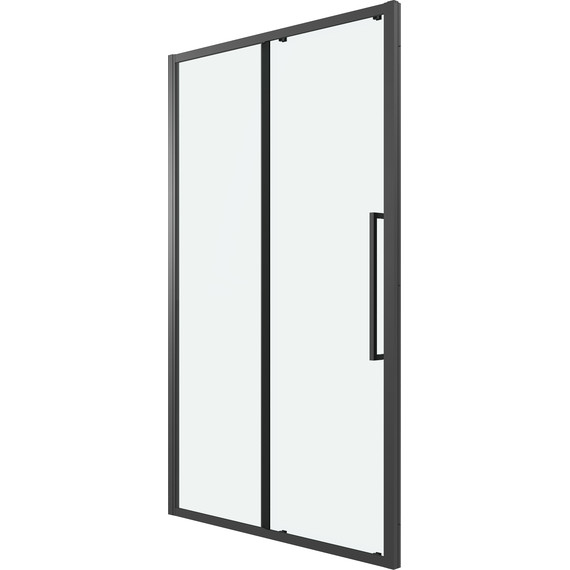 Душевая дверь Grossman Cosmo 100 см 100.K33.02.100.21.00, чёрный матовый/прозрачное - фото 2