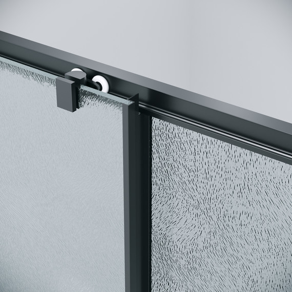 Душевое ограждение Grossman Cosmo 100x70 см 120.K33.02.1070.21.02, чёрный матовый/шиншилла - фото 8