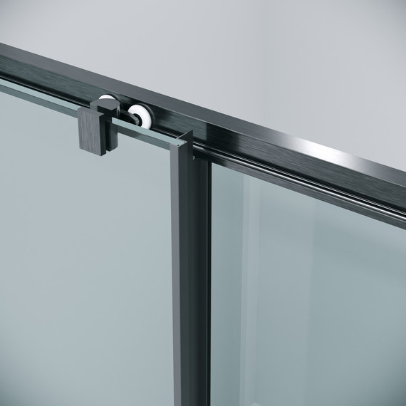 Душевое ограждение Grossman Cosmo 100x70 см 120.K33.02.1070.42.00, графит сатин/прозрачное - фото 7