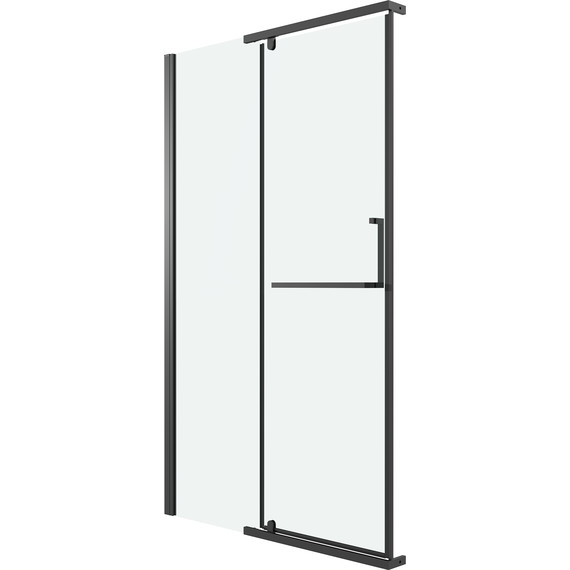 Душевая дверь Grossman Pragma 110 см 100.K33.03.110.21.00, чёрный матовый/прозрачное - фото 2