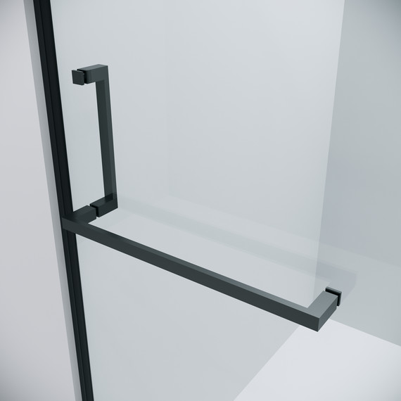 Душевая дверь Grossman Pragma 110 см 100.K33.03.110.21.00, чёрный матовый/прозрачное - фото 7