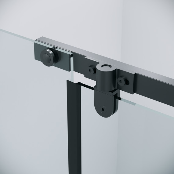 Душевая дверь Grossman Pragma 110 см 100.K33.03.110.21.00, чёрный матовый/прозрачное - фото 9