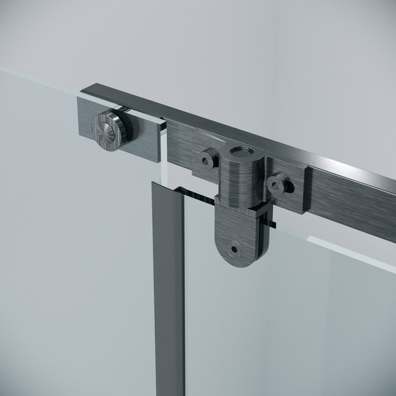 Душевое ограждение Grossman Pragma 110x90 см 120.K33.03.1190.42.00, графит сатин/прозрачное - фото 10