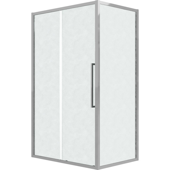 Душевое ограждение Grossman Cosmo 100x90 см 120.K33.02.1090.10.02, хром/шиншилла - фото 2