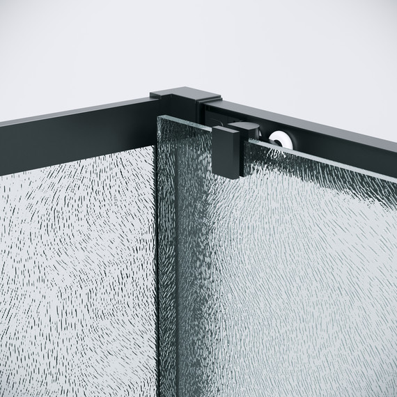 Душевое ограждение Grossman Cosmo 110x80 см 120.K33.02.1180.21.02, чёрный матовый/шиншилла - фото 6