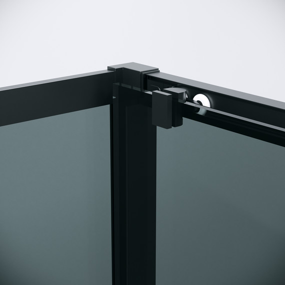 Душевое ограждение Grossman Cosmo 100x90 см 120.K33.02.1090.21.10, чёрный матовый/тонированное - фото 6