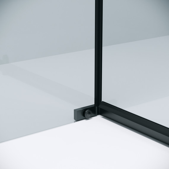 Душевое ограждение Grossman Pragma 110x80 см 120.K33.03.1180.21.00, чёрный матовый/прозрачное - фото 6