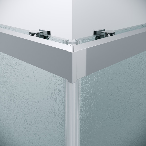 Душевое ограждение Grossman Cosmo 80x80 см 300.K33.02.8080.10.02, хром/шиншилла - фото 7