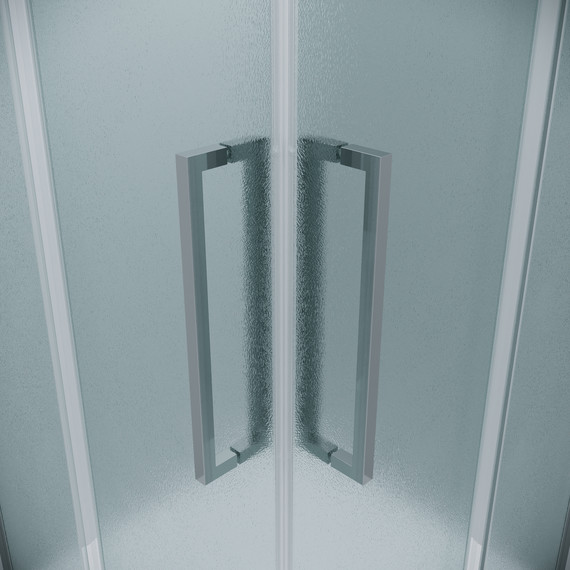 Душевое ограждение Grossman Cosmo 80x80 см 300.K33.02.8080.10.02, хром/шиншилла - фото 8