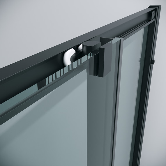 Душевое ограждение Grossman Cosmo 80x80 см 300.K33.02.8080.21.00, чёрный матовый/прозрачное - фото 10