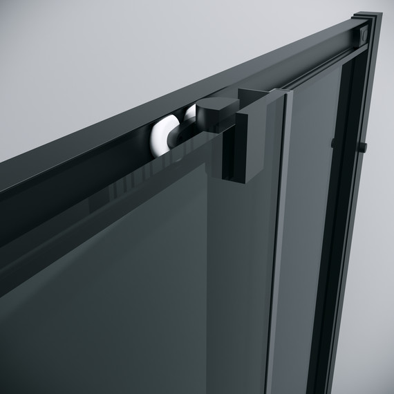 Душевое ограждение Grossman Cosmo 90x90 см 300.K33.02.9090.21.10, чёрный матовый/тонированное - фото 9