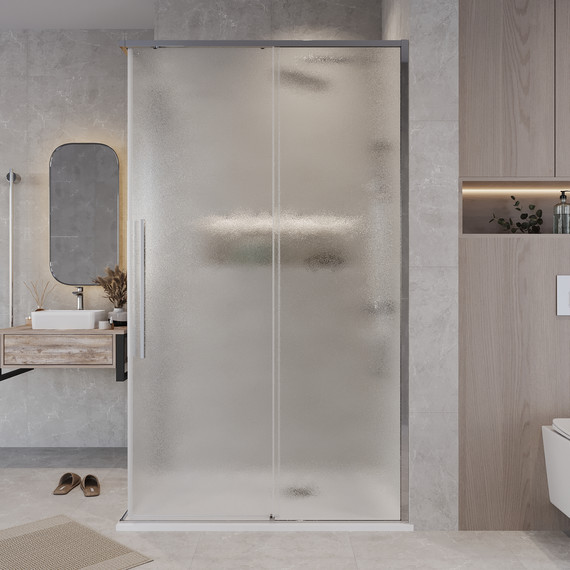 Душевое ограждение Grossman Galaxy 90x80 см 300.K33.01.9080.10.02, хром/шиншилла - фото 5