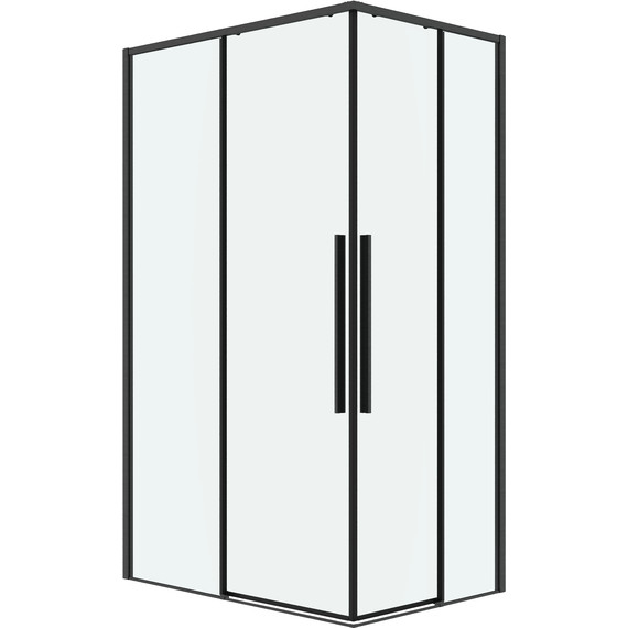 Душевое ограждение Grossman Galaxy 100x90 см 300.K33.01.1090.42.00, графит сатин/прозрачное - фото 3