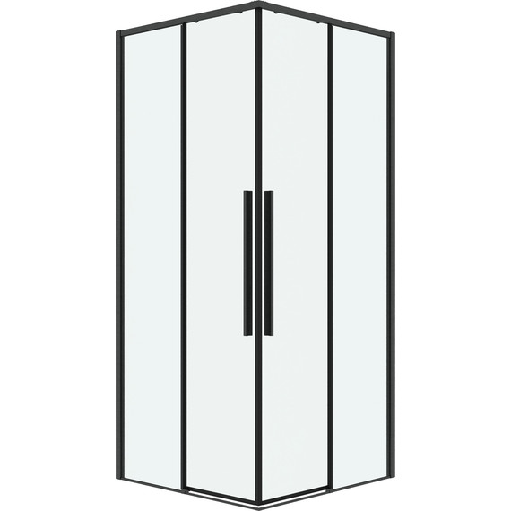 Душевое ограждение Grossman Galaxy 80x80 см 300.K33.01.8080.42.00, графит сатин/прозрачное - фото 3