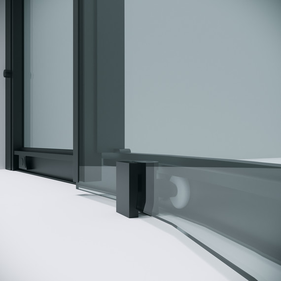 Душевое ограждение Grossman Cosmo 80x80 см 301.K33.02.8080.21.00, чёрный матовый/прозрачное - фото 8