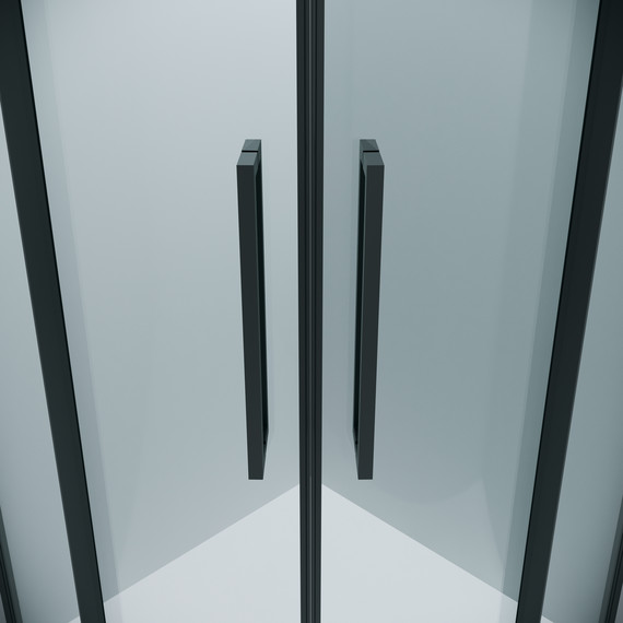 Душевое ограждение Grossman Cosmo 80x80 см 301.K33.02.8080.21.00, чёрный матовый/прозрачное - фото 10