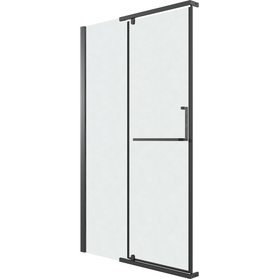 Душевая дверь Grossman Pragma 100 см 100.K33.03.100.21.02, чёрный матовый/шиншилла - фото 2