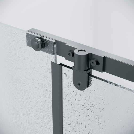 Душевая дверь Grossman Pragma 100 см 100.K33.03.100.21.02, чёрный матовый/шиншилла - фото 8