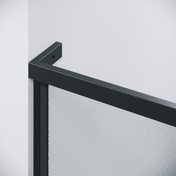 Душевая дверь Grossman Pragma 100 см 100.K33.03.100.21.02, чёрный матовый/шиншилла - фото 9