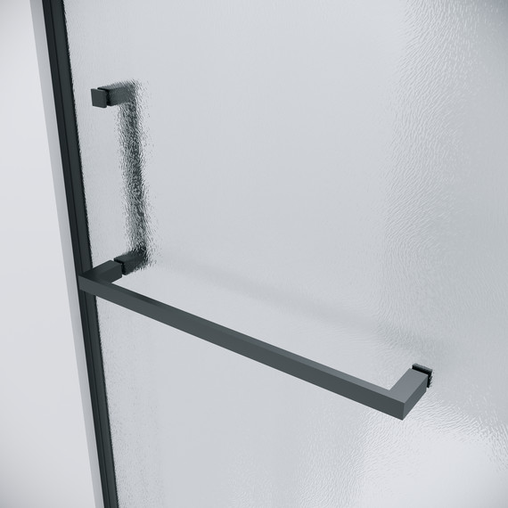 Душевая дверь Grossman Pragma 100 см 100.K33.03.100.21.02, чёрный матовый/шиншилла - фото 10