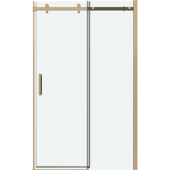 Душевая дверь Grossman Classic 100 см 100.K33.04.100.32.00, золото сатин/прозрачное - фото 3