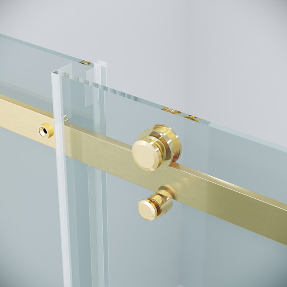 Душевая дверь Grossman Classic 100 см 100.K33.04.100.32.00, золото сатин/прозрачное - фото 9