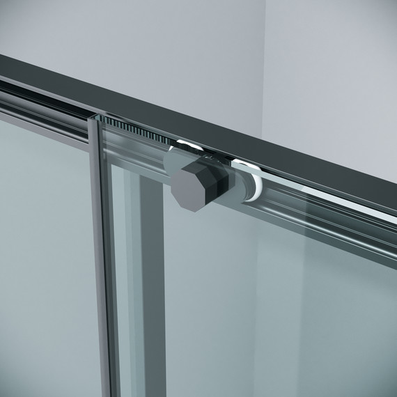 Душевое ограждение Grossman Style 100x90 см 120.K33.05.1090.21.00, чёрный матовый/прозрачное - фото 9