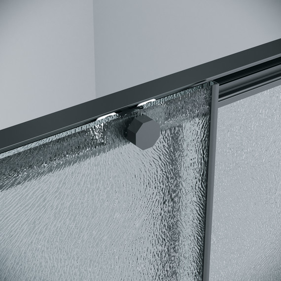 Душевое ограждение Grossman Style 120x80 см 120.K33.05.1280.21.02, чёрный матовый/шиншилла - фото 8