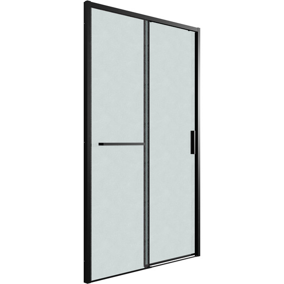 Душевая дверь Grossman Style 120 см 100.K33.05.120.21.02, чёрный матовый/шиншилла - фото 2