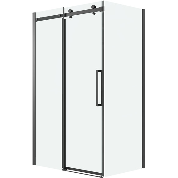 Душевое ограждение Grossman Classic 130x90 см 120.K33.04.1390.21.00, чёрный матовый/прозрачное - фото 2