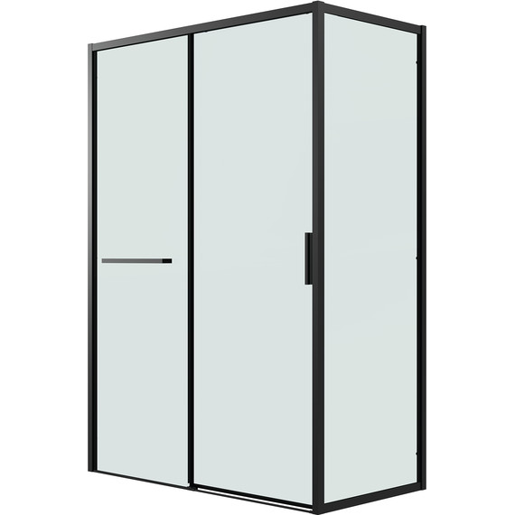 Душевое ограждение Grossman Style 100x70 см 120.K33.05.1070.21.00, чёрный матовый/прозрачное - фото 2