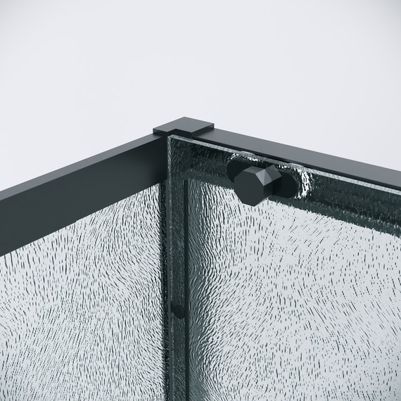 Душевое ограждение Grossman Style 120x80 см 120.K33.05.1280.21.02, чёрный матовый/шиншилла - фото 9