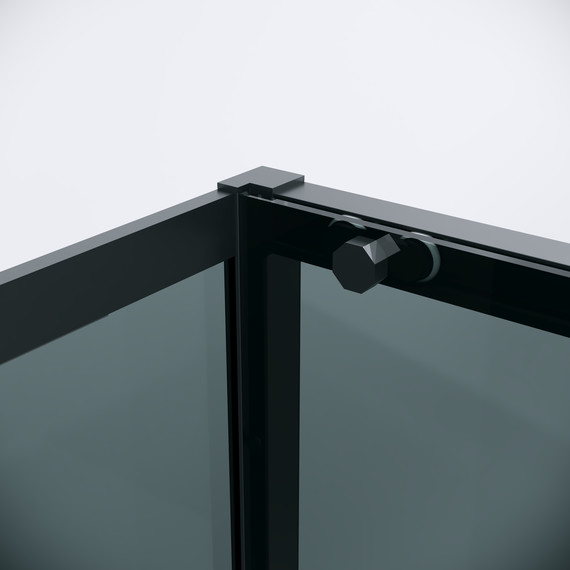 Душевое ограждение Grossman Style 120x80 см 120.K33.05.1280.21.10, чёрный матовый/тонированное - фото 6