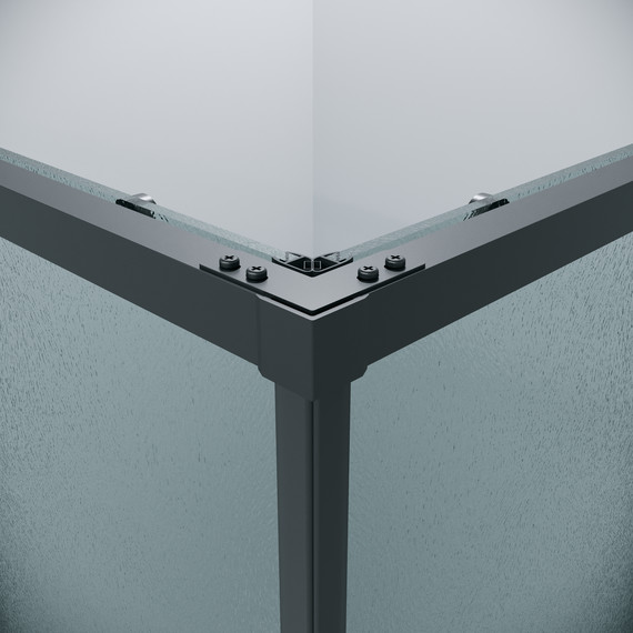 Душевое ограждение Grossman Galaxy 120x70 см 300.K33.01.70R12L.21.02, чёрный матовый/шиншилла - фото 10