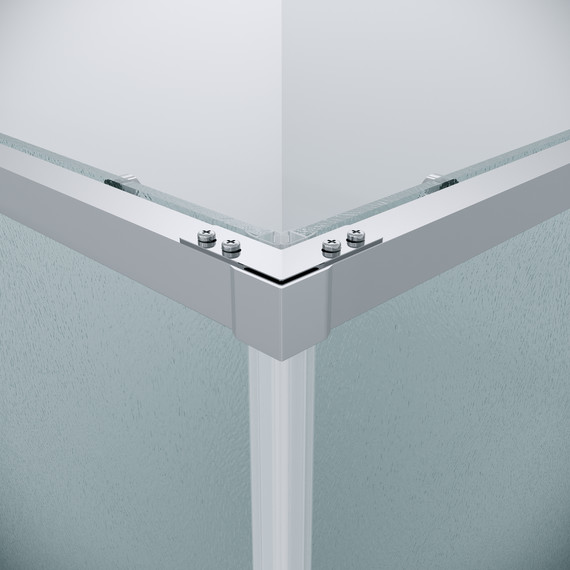 Душевое ограждение Grossman Galaxy 110x80 см 300.K33.01.11R80L.10.02, хром/шиншилла - фото 8