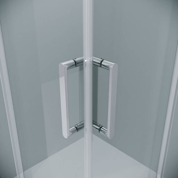 Душевое ограждение Grossman Classic 100x100 см 300.K33.04.1010.10.00, хром/прозрачное - фото 7