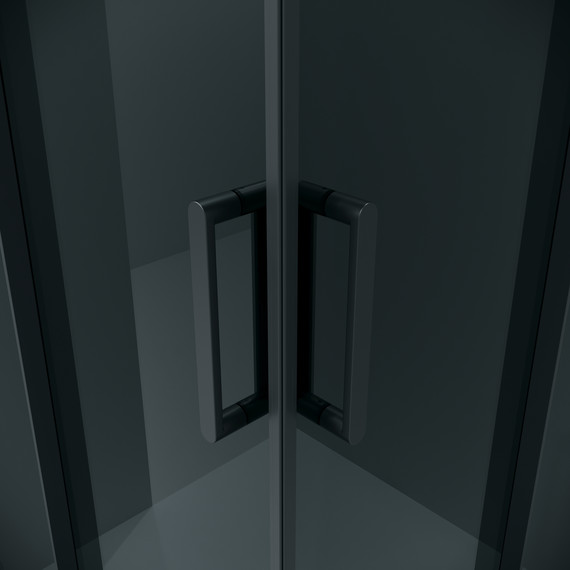 Душевое ограждение Grossman Classic 90x90 см 300.K33.04.9090.21.10, чёрный матовый/тонированное - фото 7