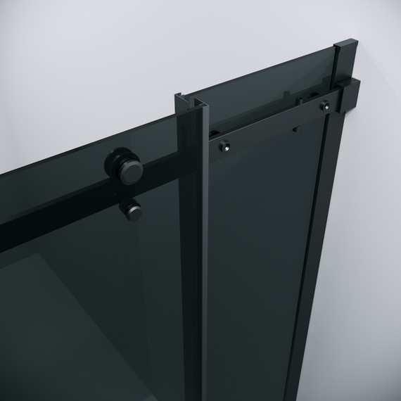 Душевое ограждение Grossman Classic 90x90 см 300.K33.04.9090.21.10, чёрный матовый/тонированное - фото 8