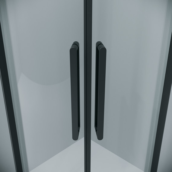 Душевое ограждение Grossman Classic 90x90 см 301.K33.04.9090.21.00, чёрный матовый/прозрачное - фото 10