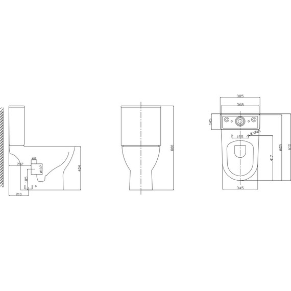 Унитаз-компакт безободковый Taliente Arte AR35045+Nero pulsante с крышкой микролифт - фото 7